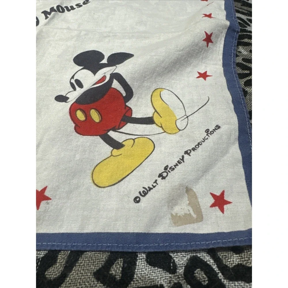 Vintage Mickey Mouse  handkerchief  Classic Walt Disney!